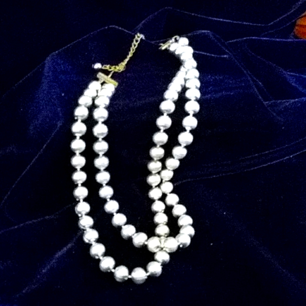 Mexican silver necklace.